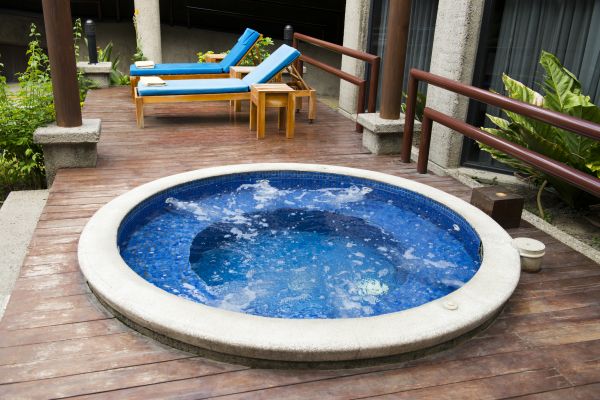Hot Tub Deck Construction in Peachtree City