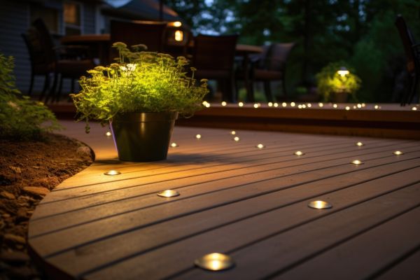 Ground Level Deck Construction in Peachtree City